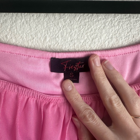 Chic Pink Ruched Crop Top - Picture 4 of 4